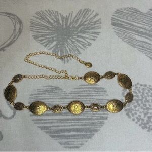 Gold coin belt with adjustable clasp #boho #festival #ravegirl 46in long